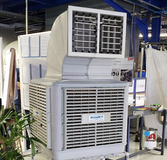 Climatizador Evaporativo Industrial para grandes superficies